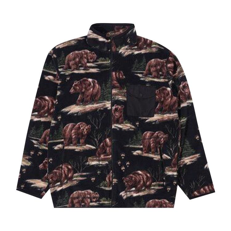 

Куртка Supreme Alpine Bear Fleece Jacket, Black