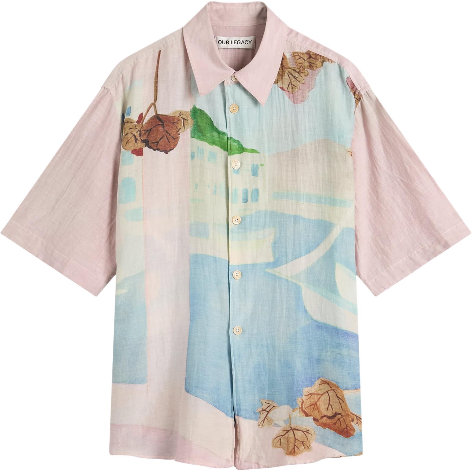 

Рубашка с принтом Beyond Graphic с коротким рукавом OUR LEGACY, мультиколор