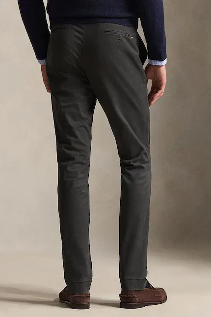 Штаны со скинни-фитом Slim Fit HDN Pant Polo Ralph Lauren, серые — фото 2