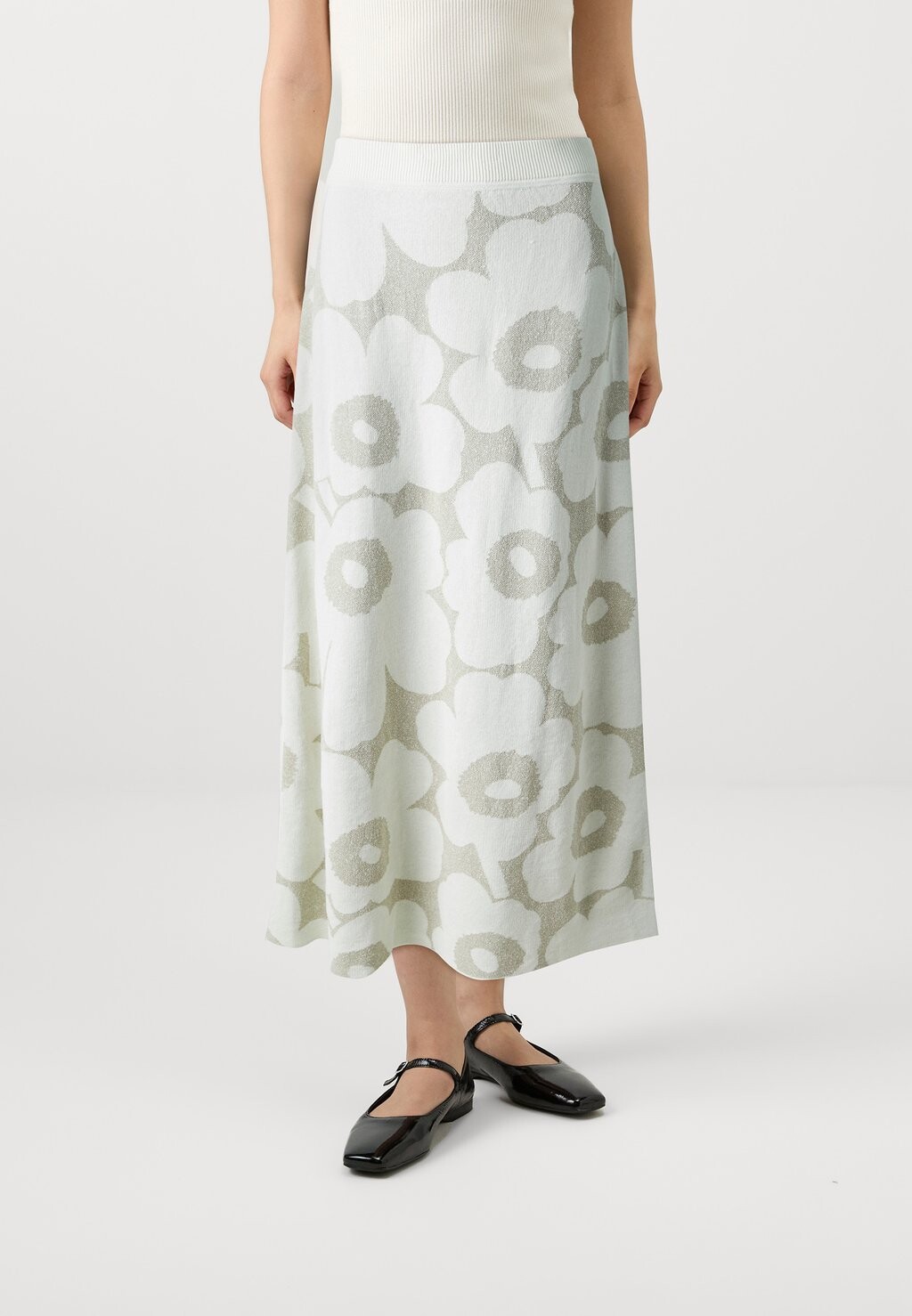 

Юбка макси KVATERNIO PIENI UNIKKO Marimekko, светло-серый