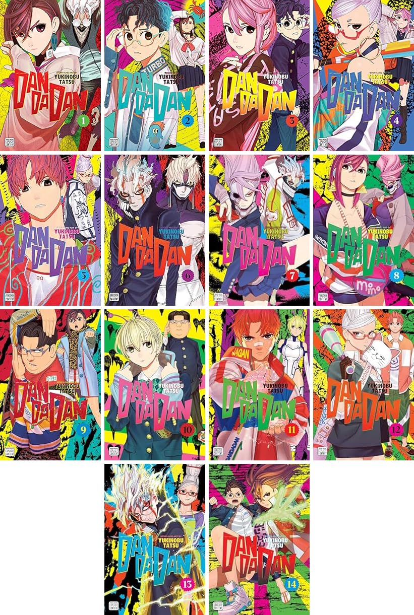

Dandadan Series Vol 1-14 Collection 14 Books Set by Yukinobu Tatsu (Viz Media)