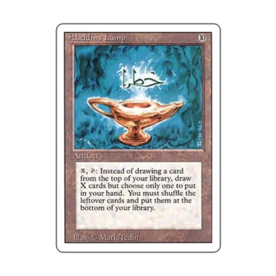 

CCG Лампа Аладдина (клавиша R), MTG - 3rd Edition (Revised)