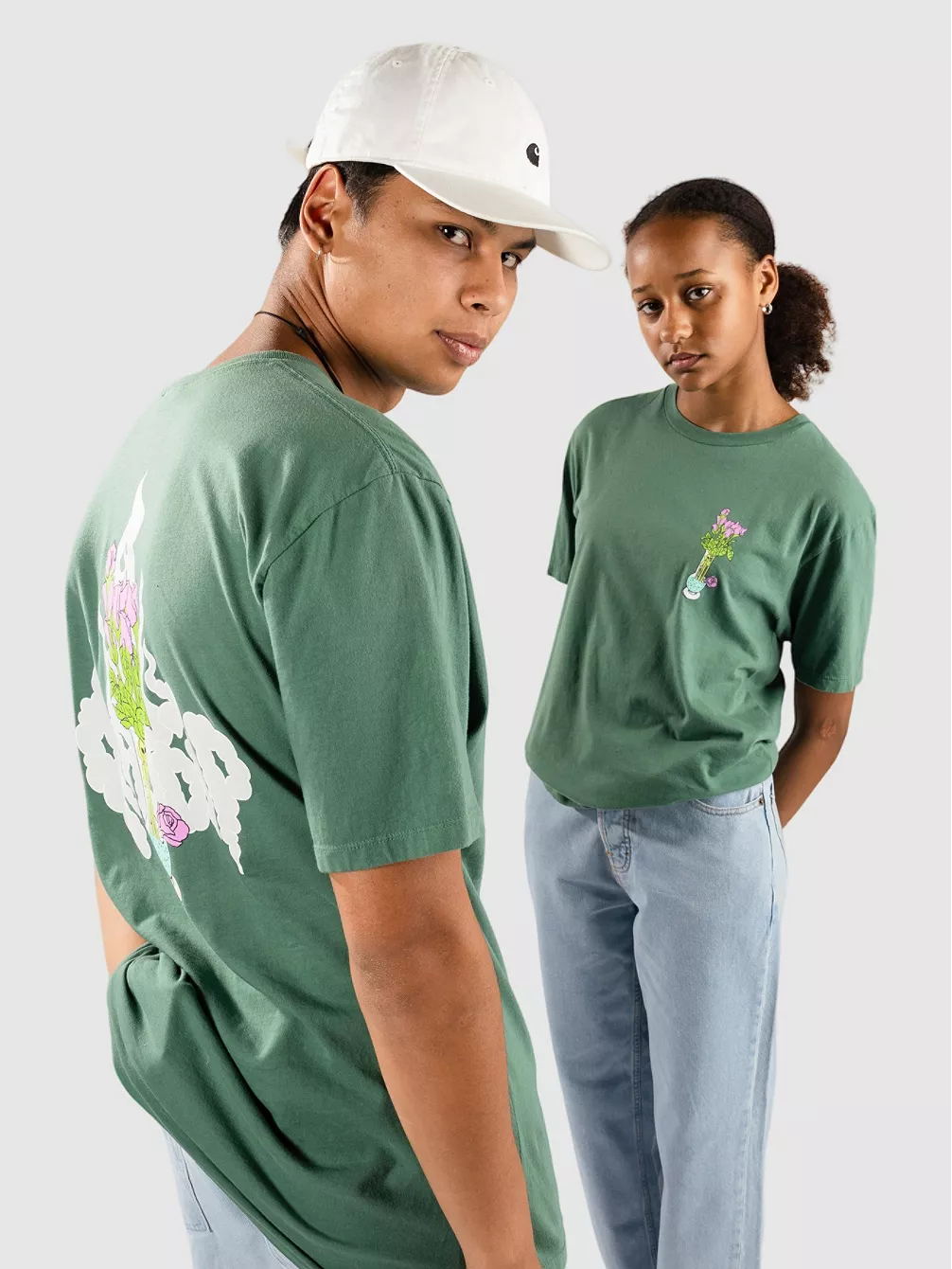 

Футболка с вазой для цветов Ripndip, зеленый