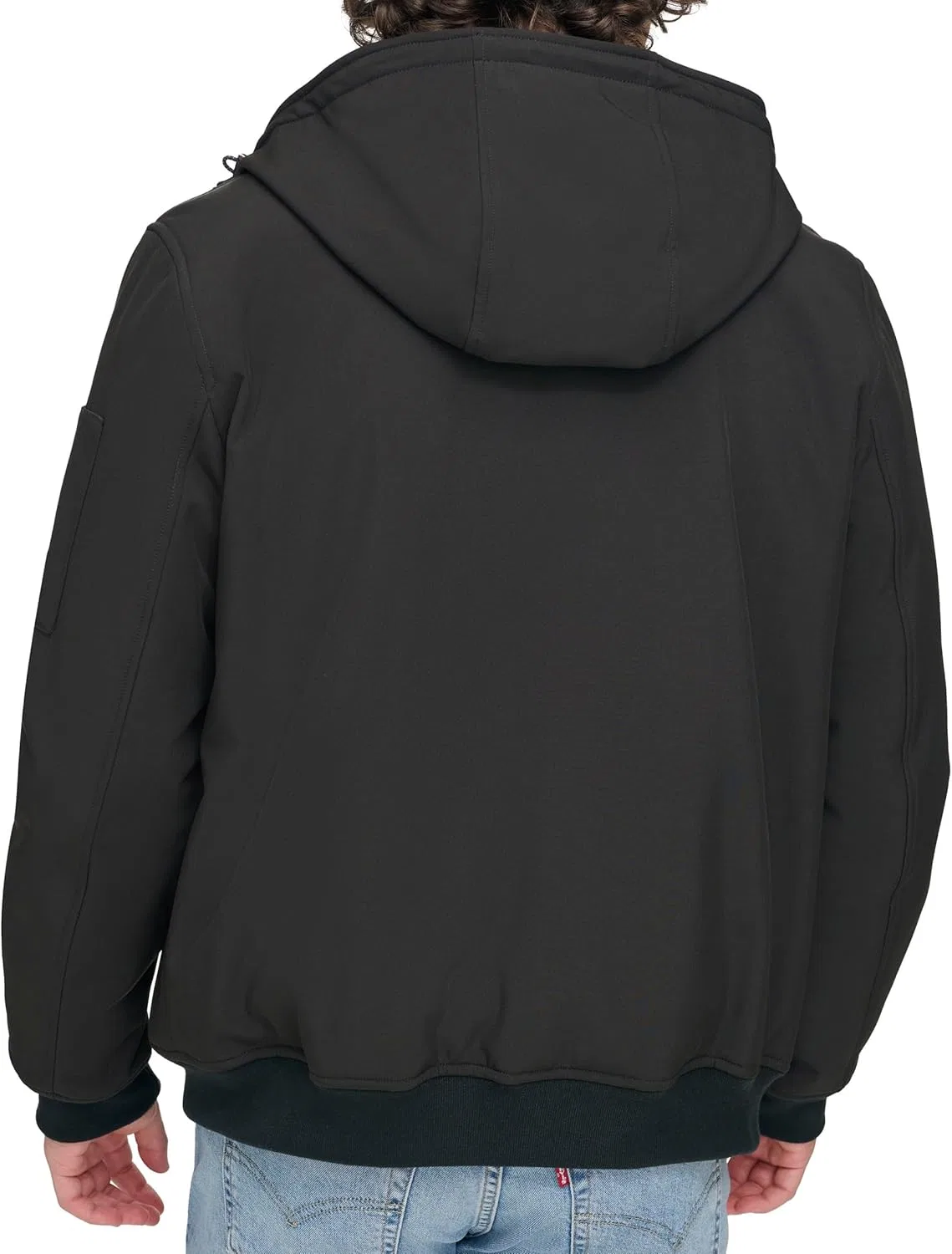 Мужская куртка-бомбер Tommy Hilfiger из материала Soft Shell Active Filled — фото 4