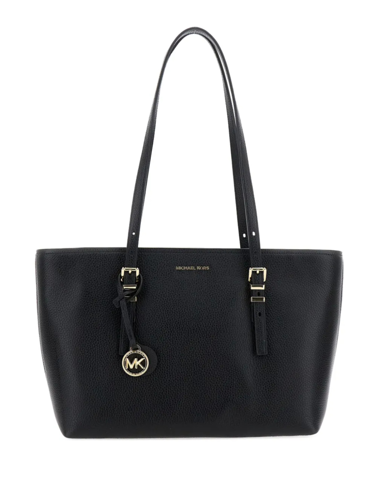 

Сумка-тоут из текстурированной кожи Michael Michael Kors, черный