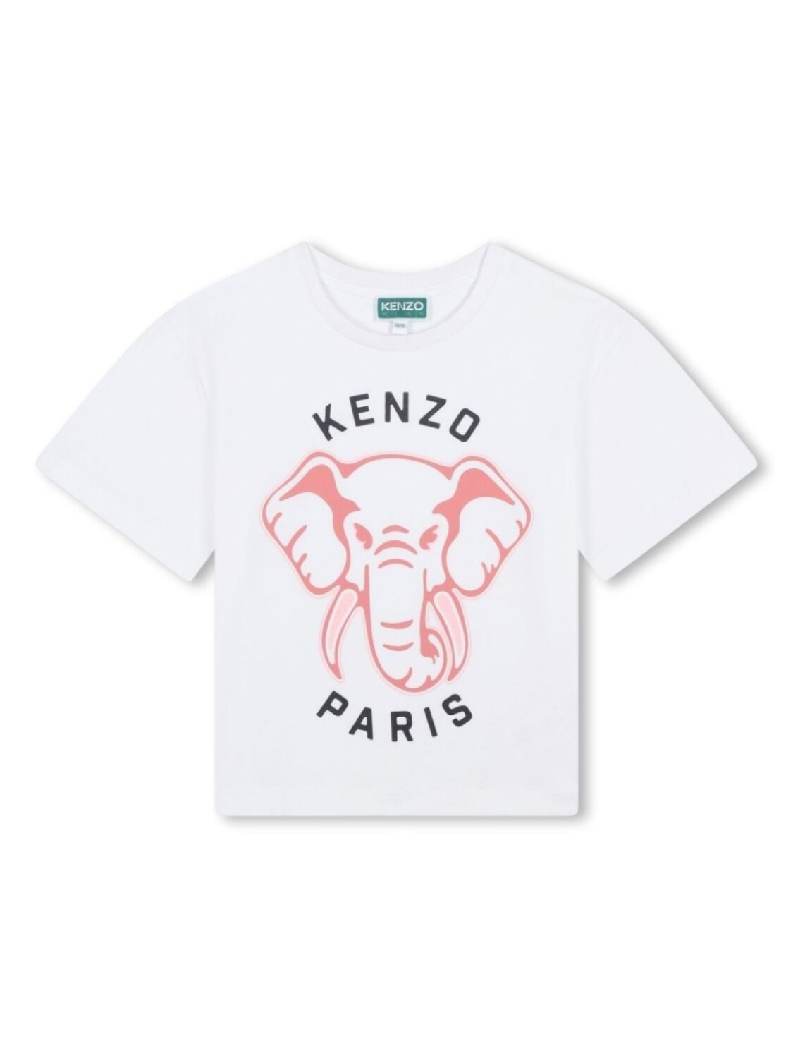 

Kenzo Kids футболка Elephant Varsity Jungle, белый