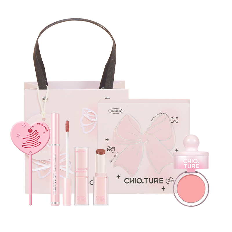 

CHIOTURE Розовый Sweetheart косметичка для контуринга легко растушевывается блеск для губ без макияжа натуральный