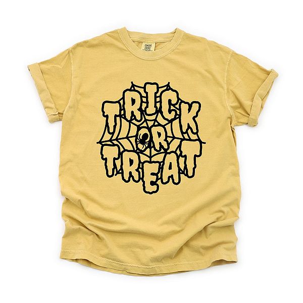 

Футболка Trick or Treat с эффектом окрашивания Simply Sage Market, Mustard