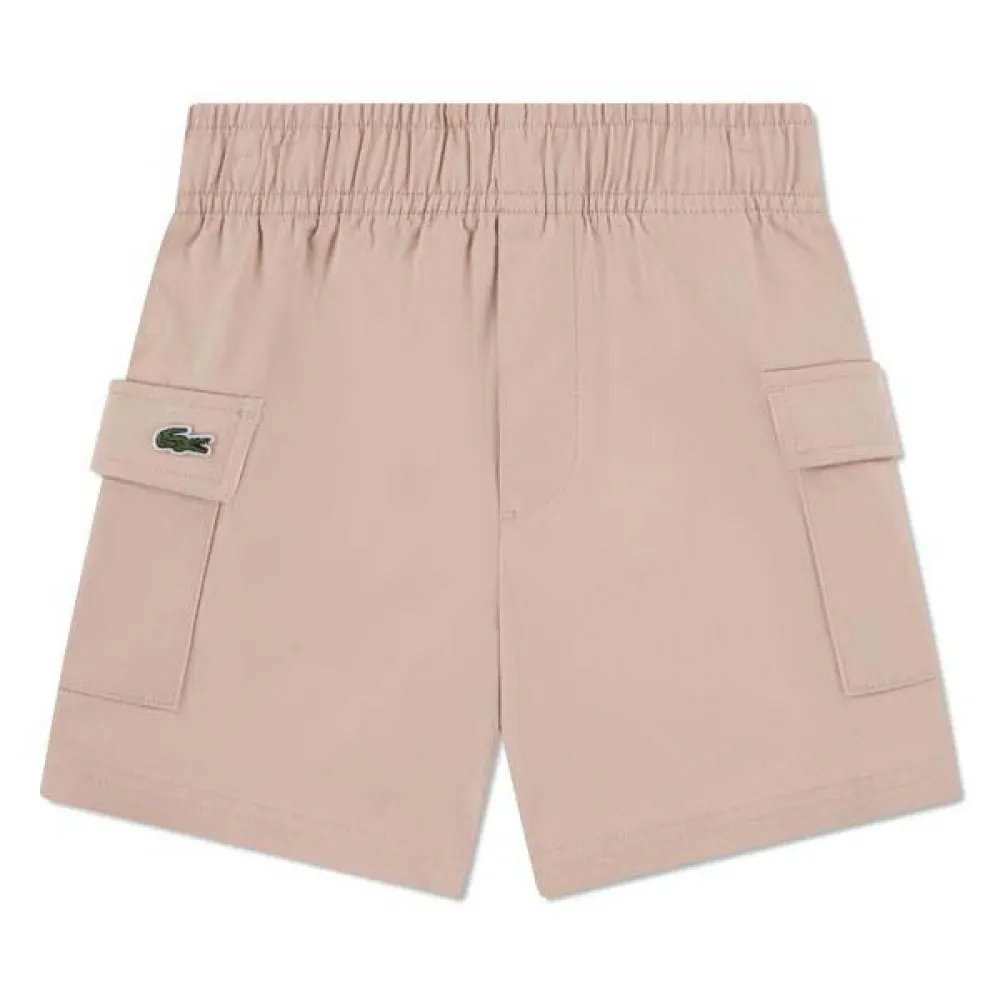 Детские шорты Lacoste 847157 Lacoste kids, бежевый