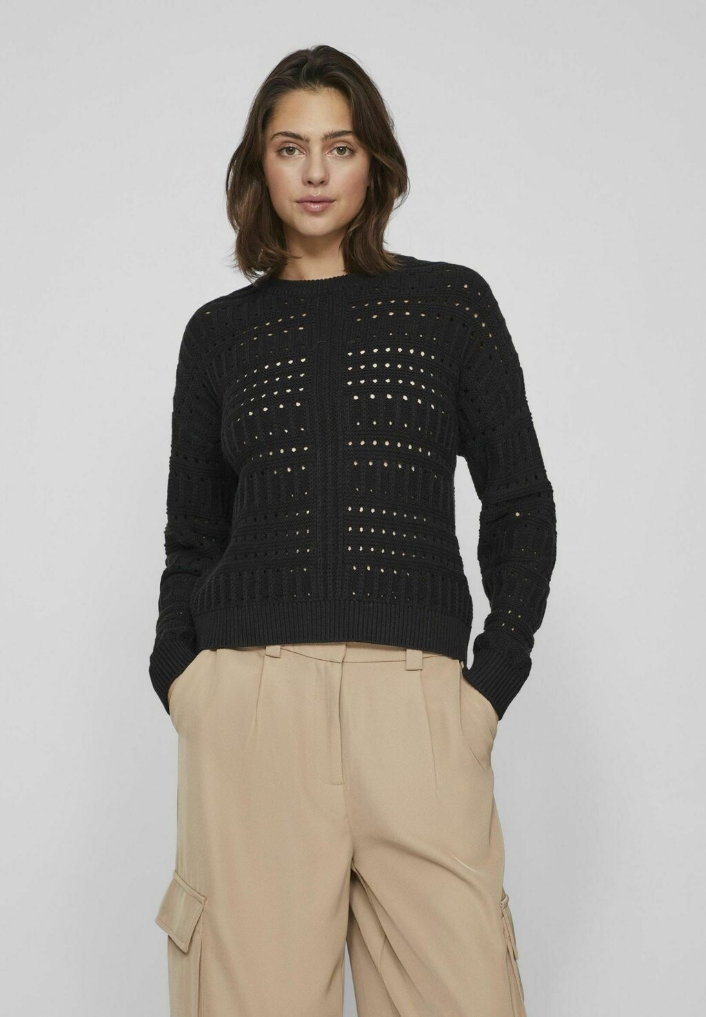 

Свитер Vilisette O Neck VILA, черный