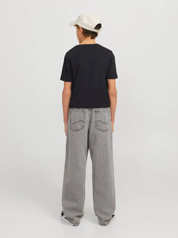 Джинсы прямого кроя jjialex jjoriginal Jack & Jones Junior, Grey Denim — фото 3