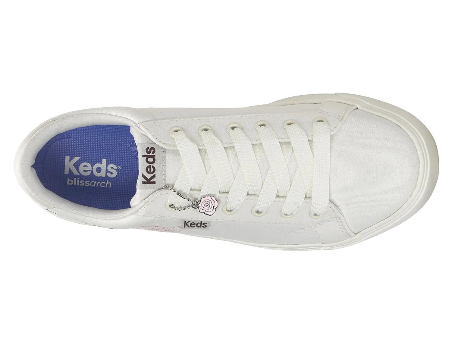 Кроссовки Keds Park Platform Sneaker, белоснежный/светло-розовый — фото 4