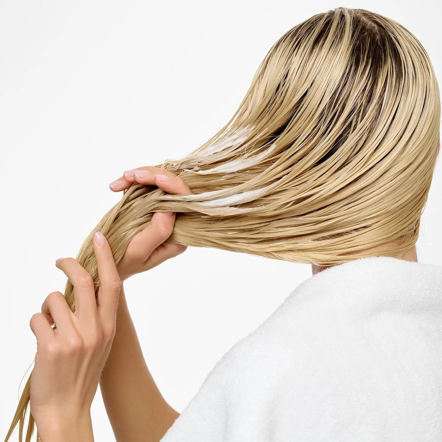 Питательная маска BlondMe Bond Repair для светлых, осветленных и седых волос | Интенсивное лечение | Увлажняет и смягчает, 190 мл (2 упаковки) — фото 4
