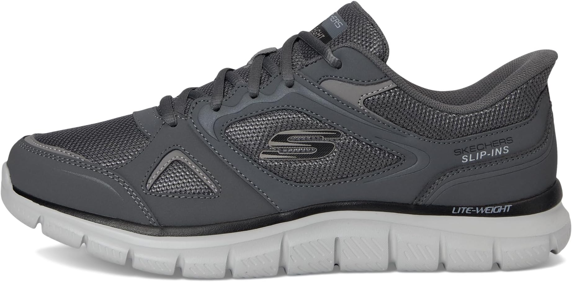 Кроссовки SKECHERS Track Ezral Hands Free Slip-in, цвет Charcoal — фото 4