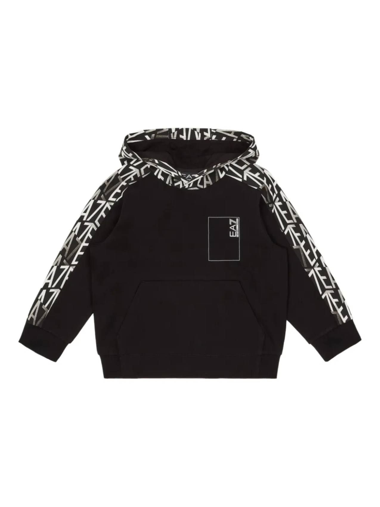

Толстовка с логотипом Emporio Armani Kids, черный