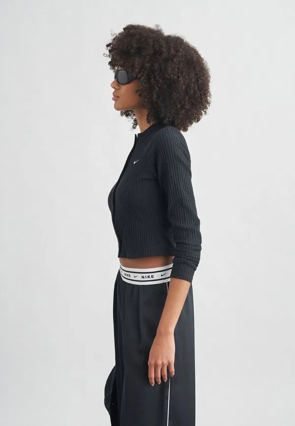 Теплый кардиган Nike Sportswear, Black/Sail