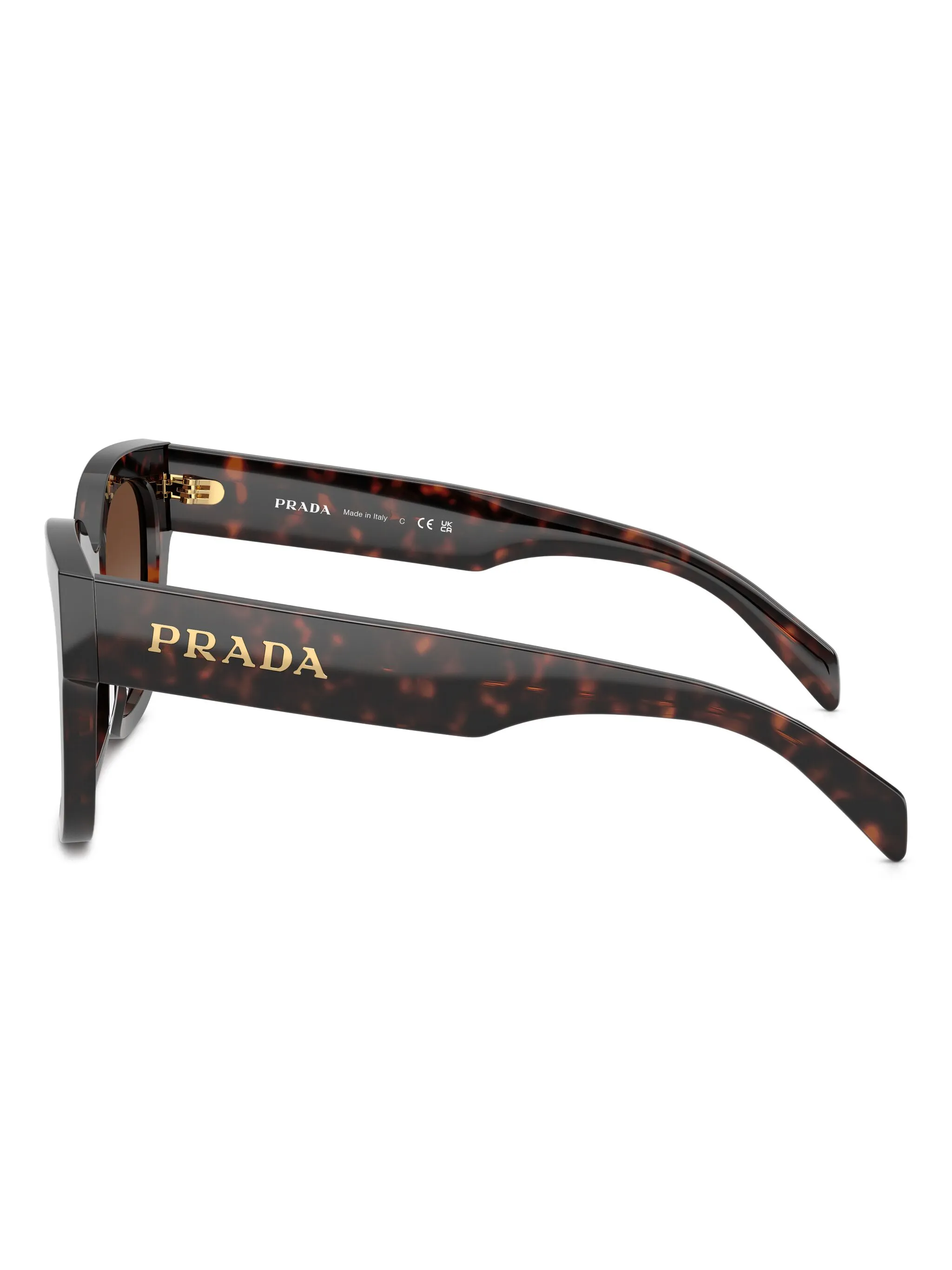 Солнцезащитные очки в оправе бабочка Prada, зеленый — фото 3