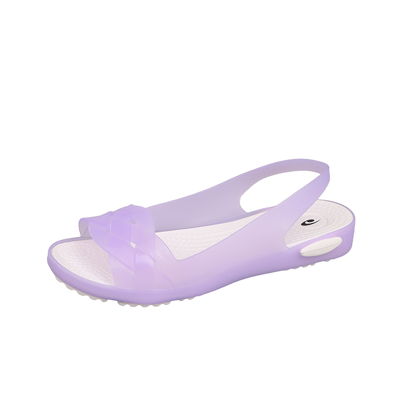JSWEI Женские сандалии с одной лямкой фиолетовые, цвет Purple