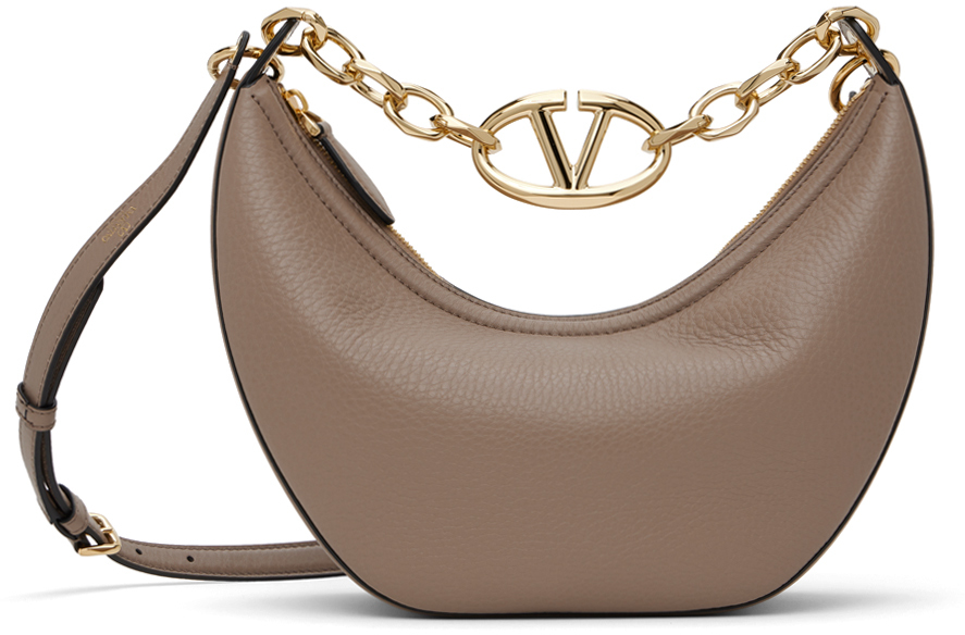 

Сумка Taupe Small VLogo Moon Valentino Garavani, Коричневый, Сумка Taupe Small VLogo Moon Valentino Garavani