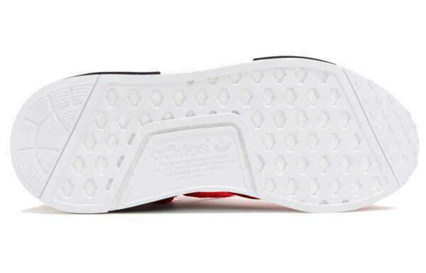 Кроссовки x pharrell nmd hu Adidas, алый — фото 4