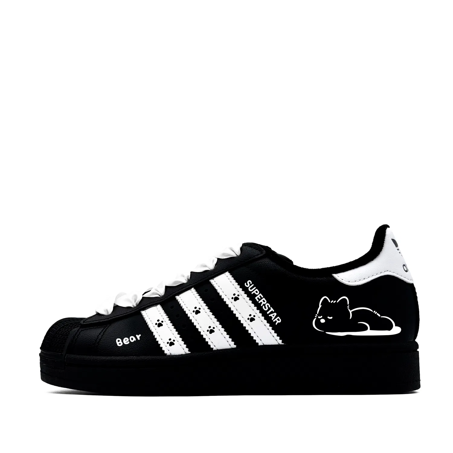 Кроссовки детские скейтбординг Superstar 2 Adidas Originals черный