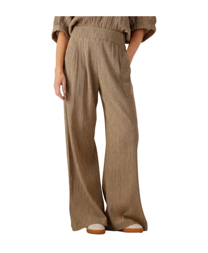 

Брюки из люрекса для создания гламурных образов By-Bar, коричневый