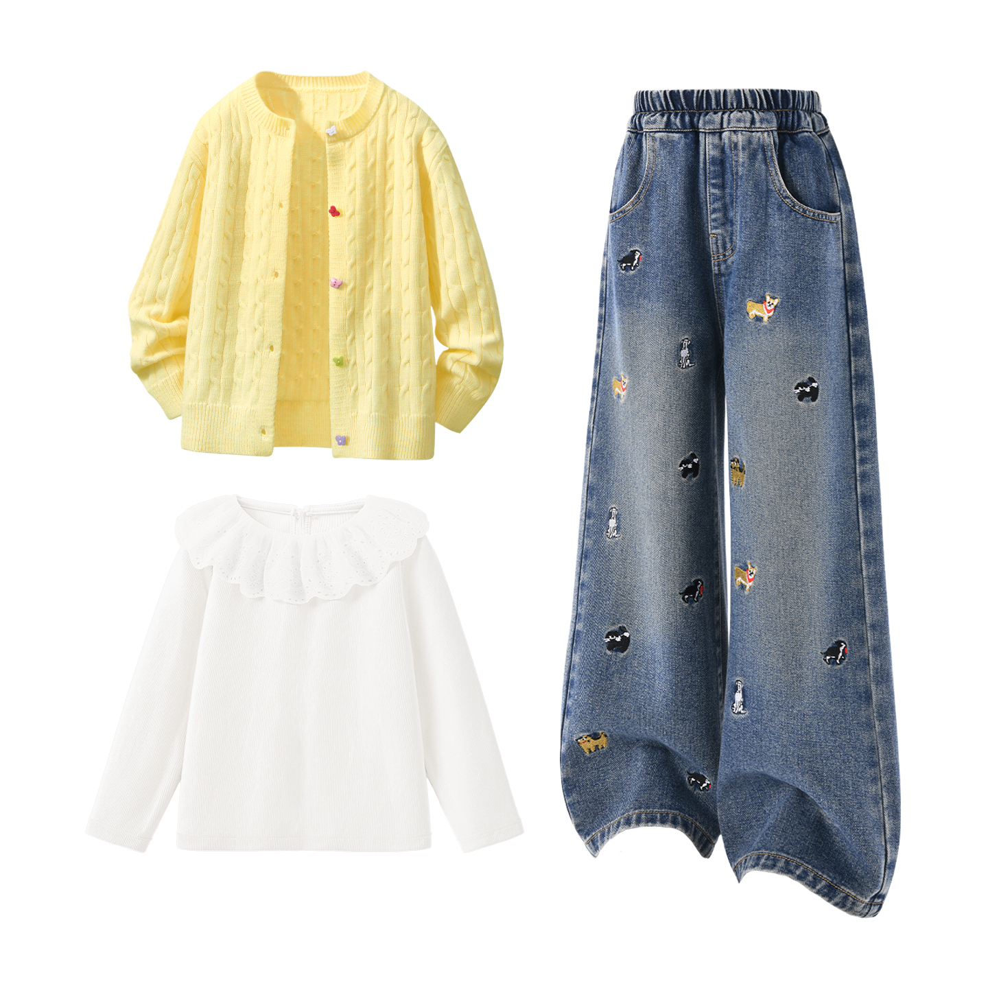 

Детская повседневная спортивная одежда Disney, желтый