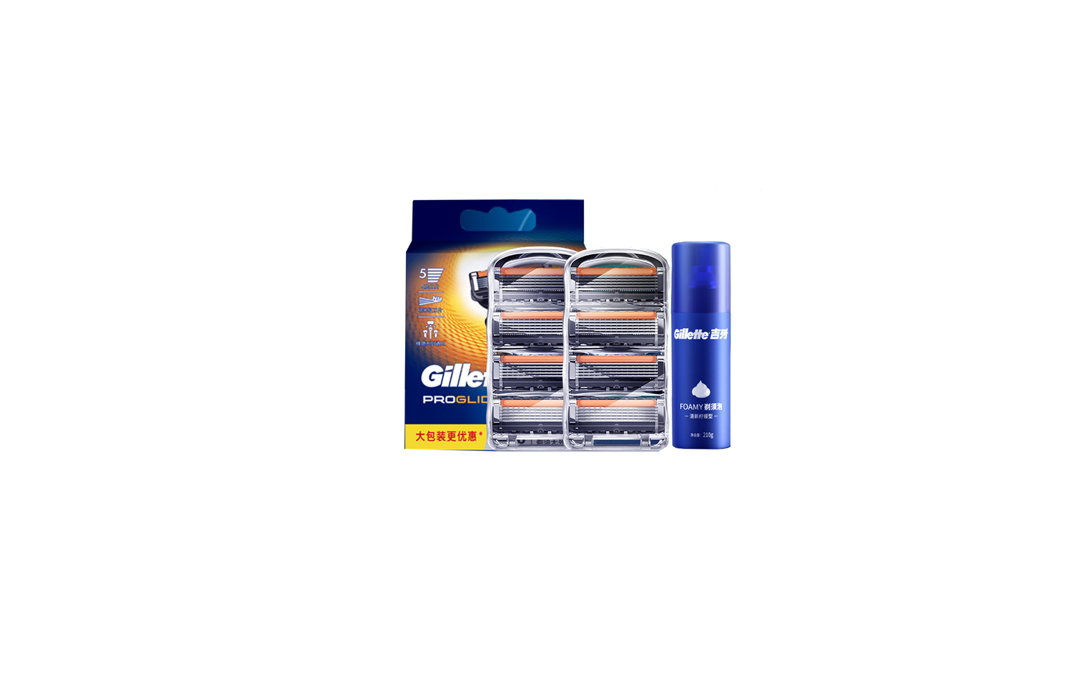 Бритвенная головка от Subtle Sharpness до Smoothness Gillette