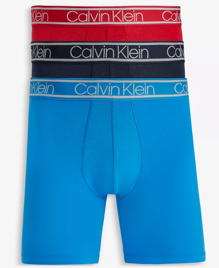 

Мужские боксеры с логотипом Comfort, 3 шт Calvin Klein, синий