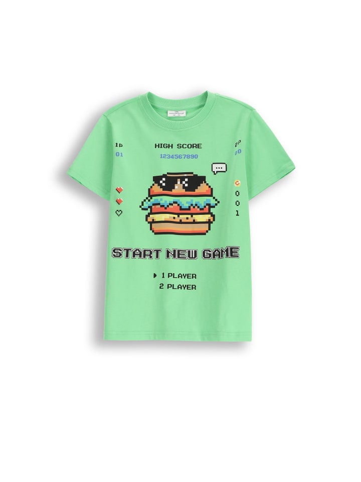 

футболка с короткими рукавами зеленого цвета Coccodrillo