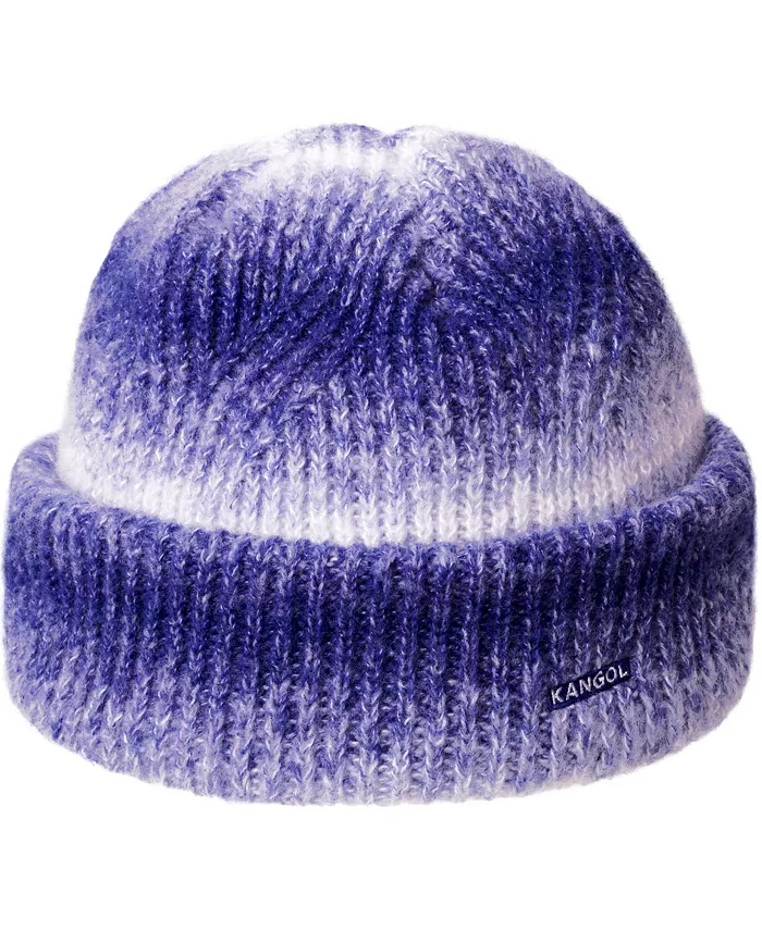 

Меланжевая двухсторонняя шапка-бини Kangol, синий