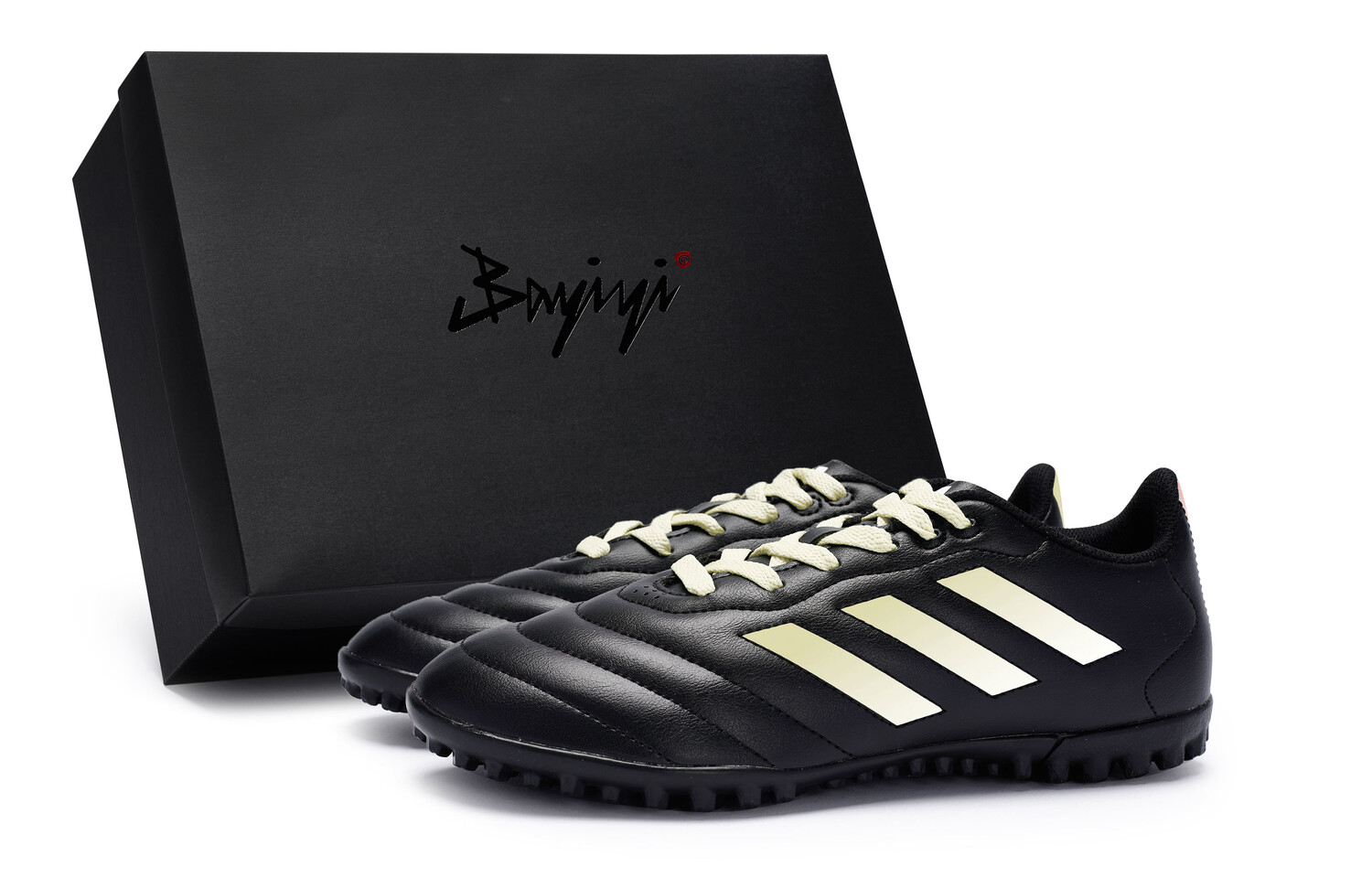 

Футбольные бутсы GOLETTO VII унисекс с низким верхом бежево-желтого цвета Adidas