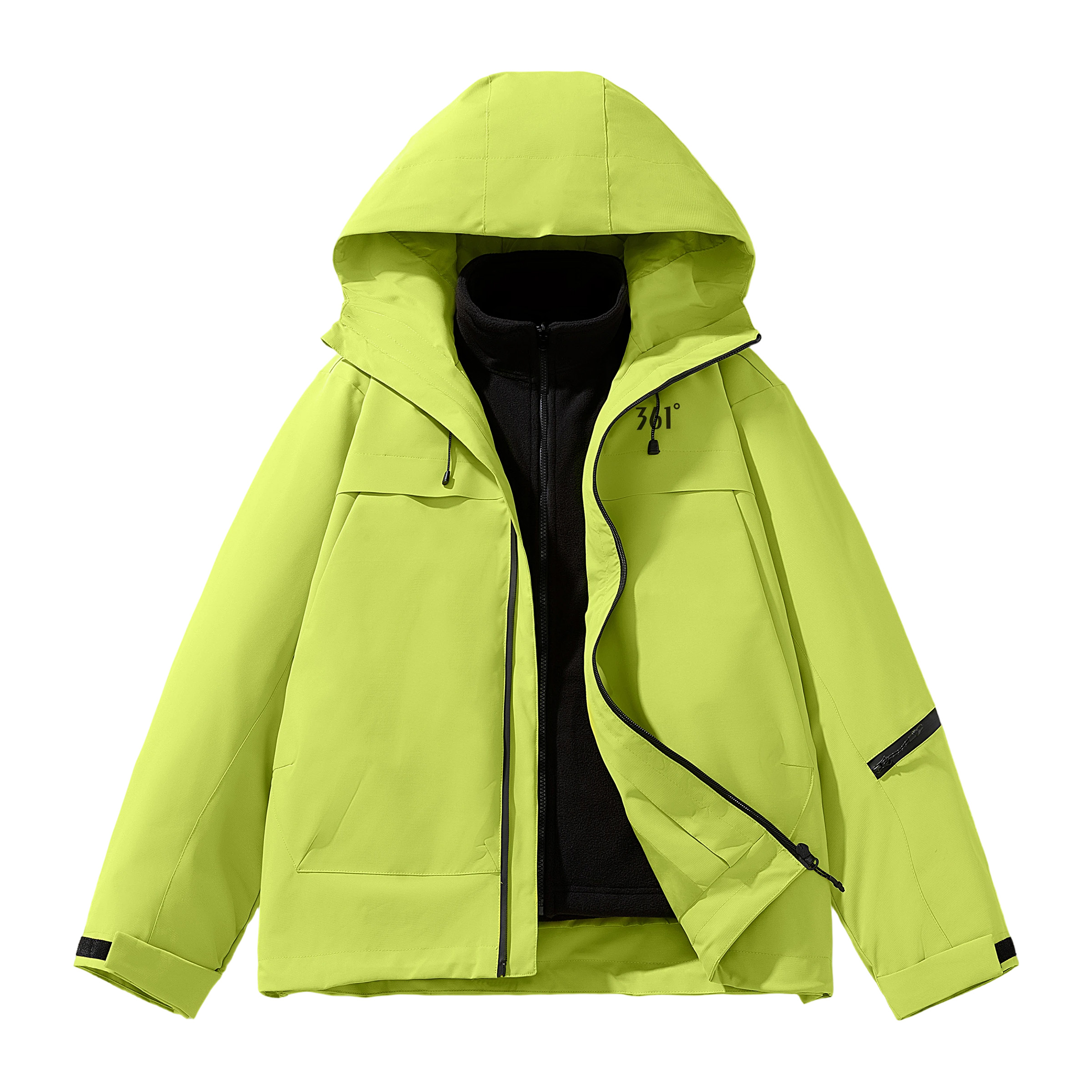 

Куртка Unisex Hooded Fleece lined Others 361°, hydrogen зеленый