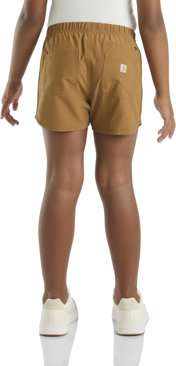 Шорты Carhartt Girls Rugged Flex Ripstop Denim Short, Carhartt Brown — фото 2