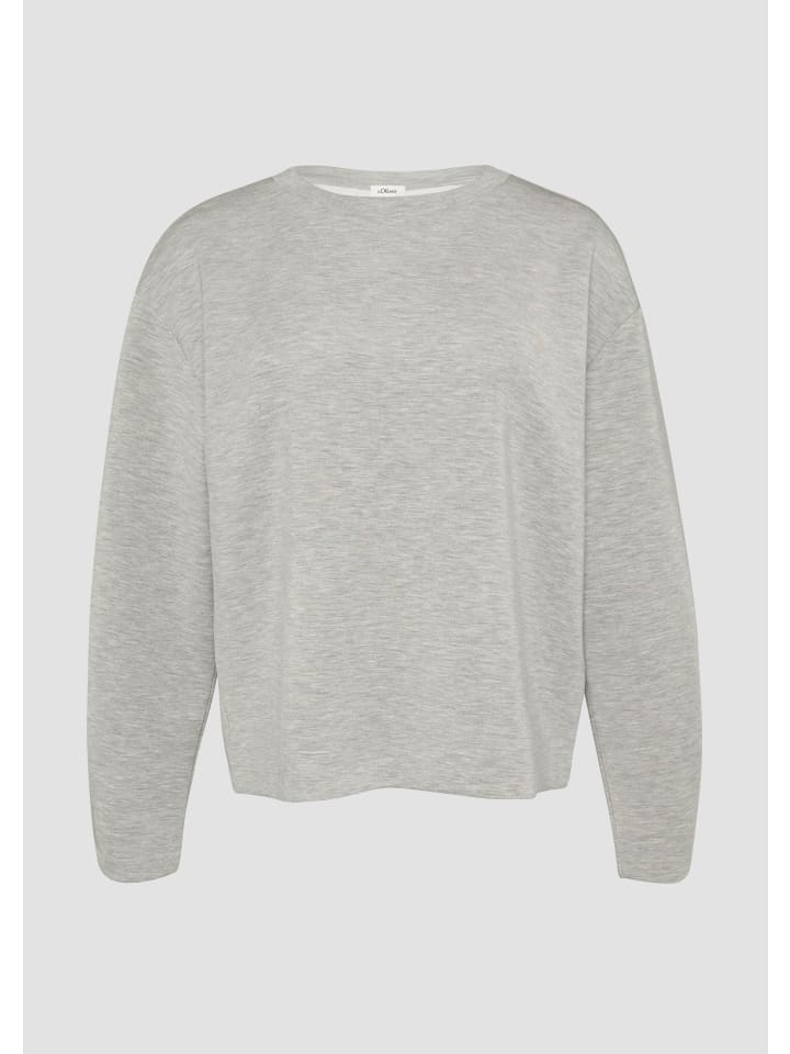 

Толстовка цвета 9400_пятнистый серый s.Oliver