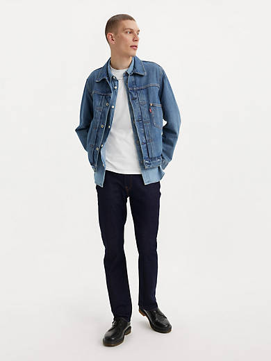 

514 Прямые мужские джинсы Levi's, цвет Mid Knight - Dark Wash - Stretch