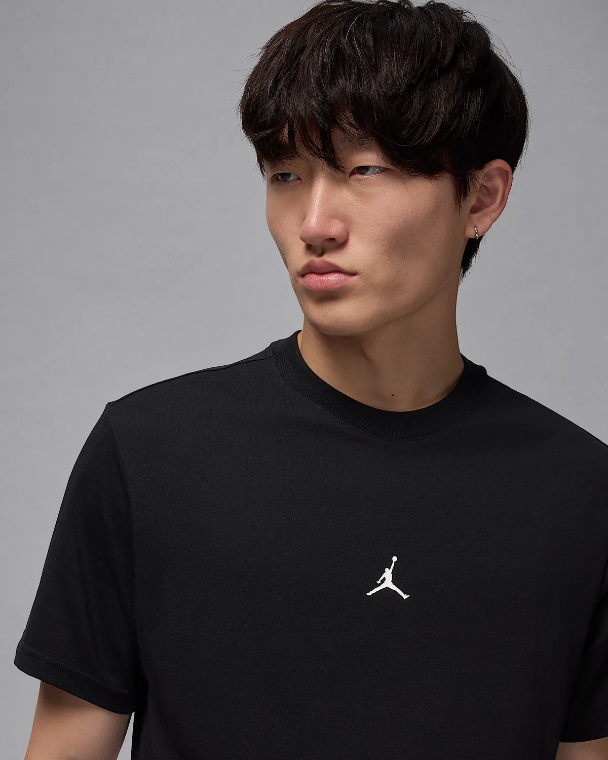 Мужская футболка Dri-FIT Jumpman Jordan Sport, Black/White — фото 3