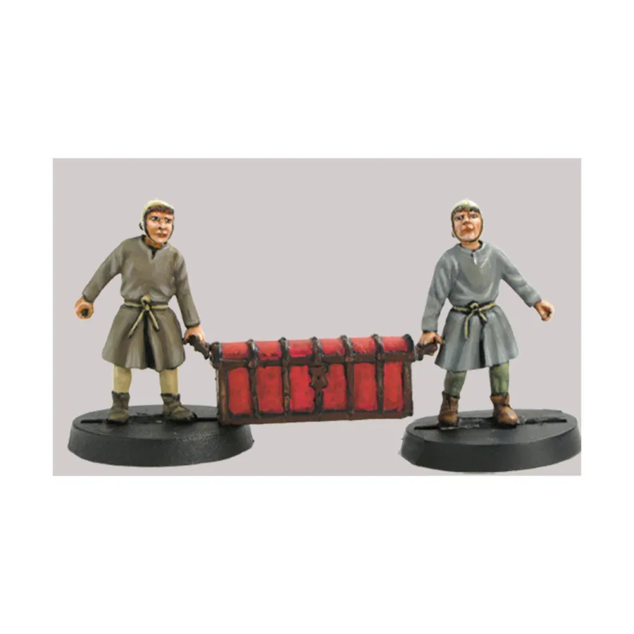 

Слуги с багажником (без подставок), Historical Miniatures - Medieval - Citizens (28mm) (Mirliton SG)