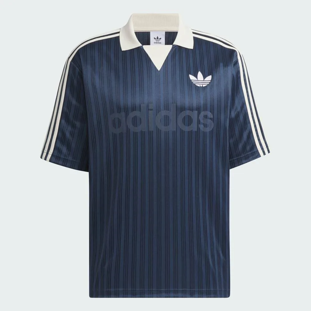 Вратарская футболка с воротником Adidas, blue — фото 4