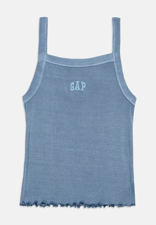 Топ-майка Gap, bainbridge blue, синий — фото 3