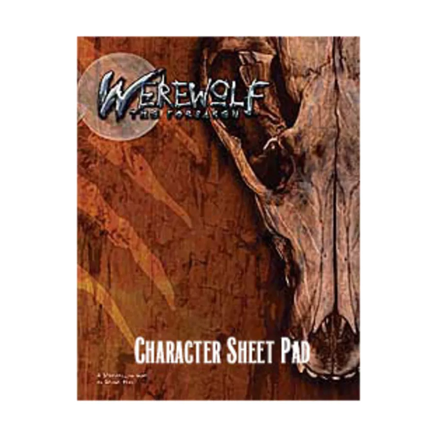 

Character Sheet Pad, Werewolf - The Forsaken, мягкая обложка