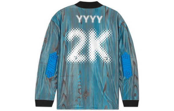 Спортивная футболка x off-white jersey 'imperial blue' Nike, синий — фото 2
