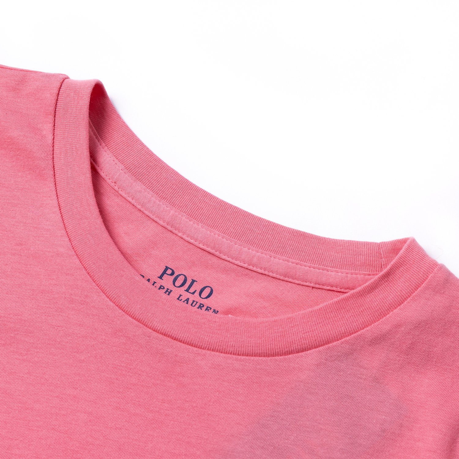 

Однотонная футболка поло с вышитым логотипом Ralph Lauren женская розовая