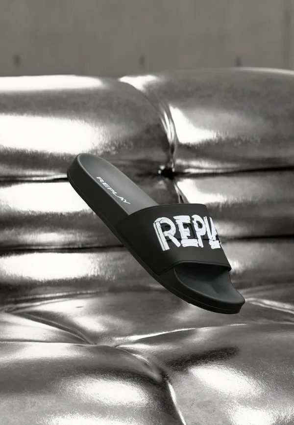 Мулы с метками вверх Replay, Black/White