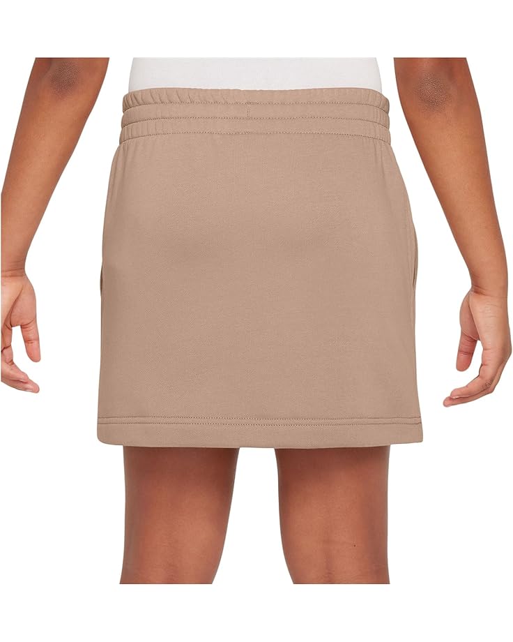 Юбка Nike Kids Sportswear Club French Terry Skirt, цвет Hemp/Hemp — фото 3
