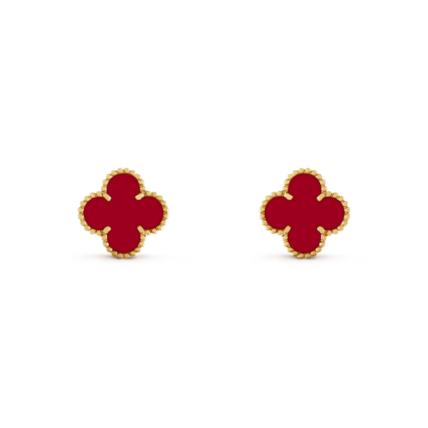 

Серьги Van Cleef & Arpels Vintage Alhambra , 18-ct желтое золото, сердолик