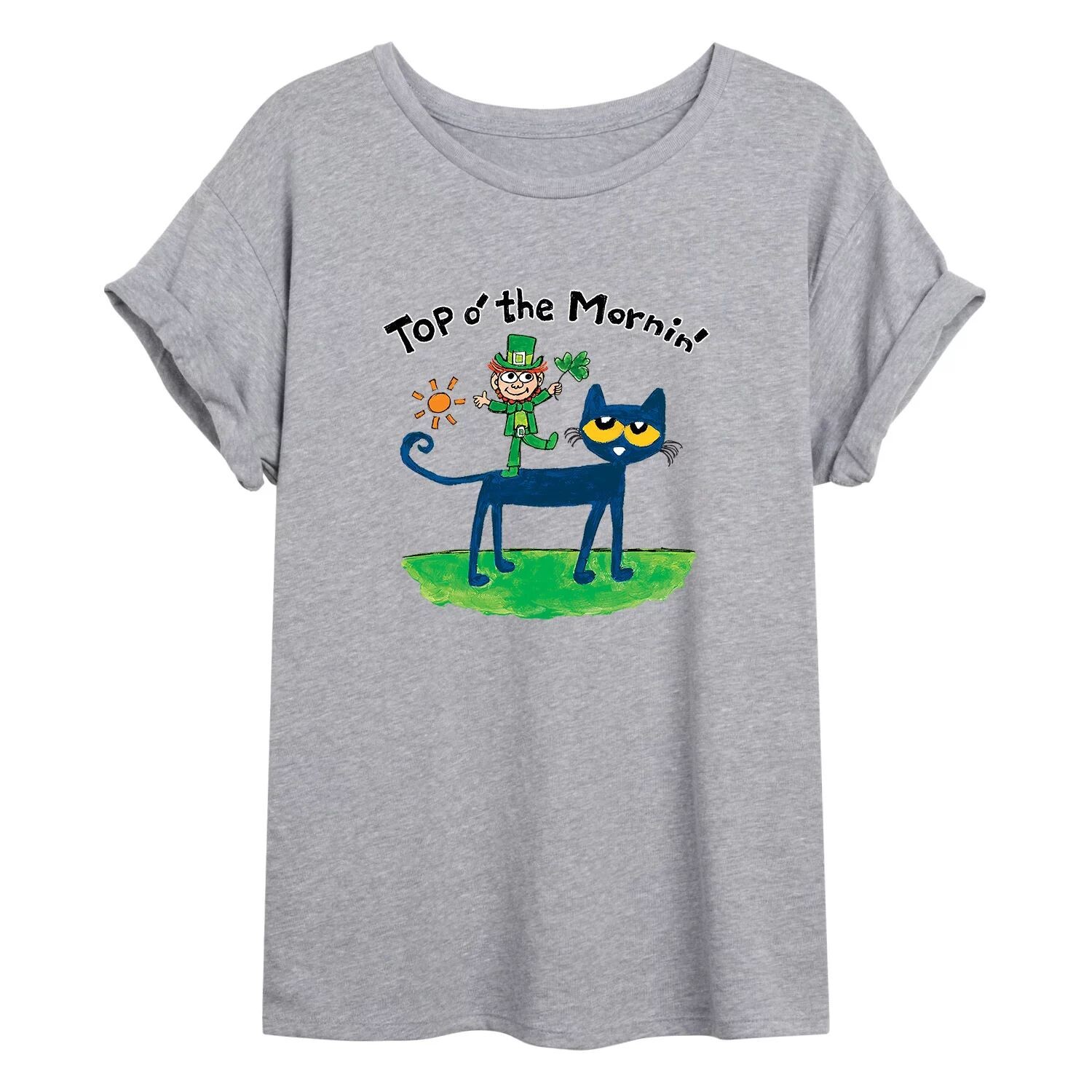 

Детская струящаяся футболка Pete The Cat Leprechaun Licensed Character