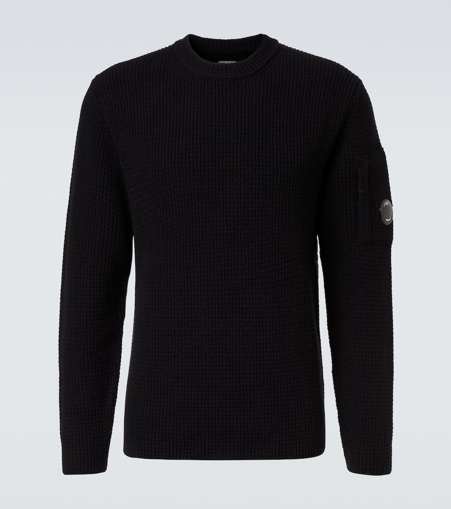 

Рельефный свитер из смесовой шерсти C.P. Company, Black