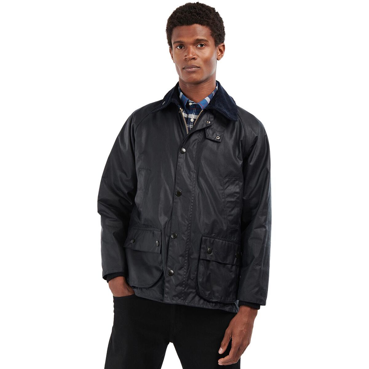 

Вощеная куртка Bedale Barbour, синий
