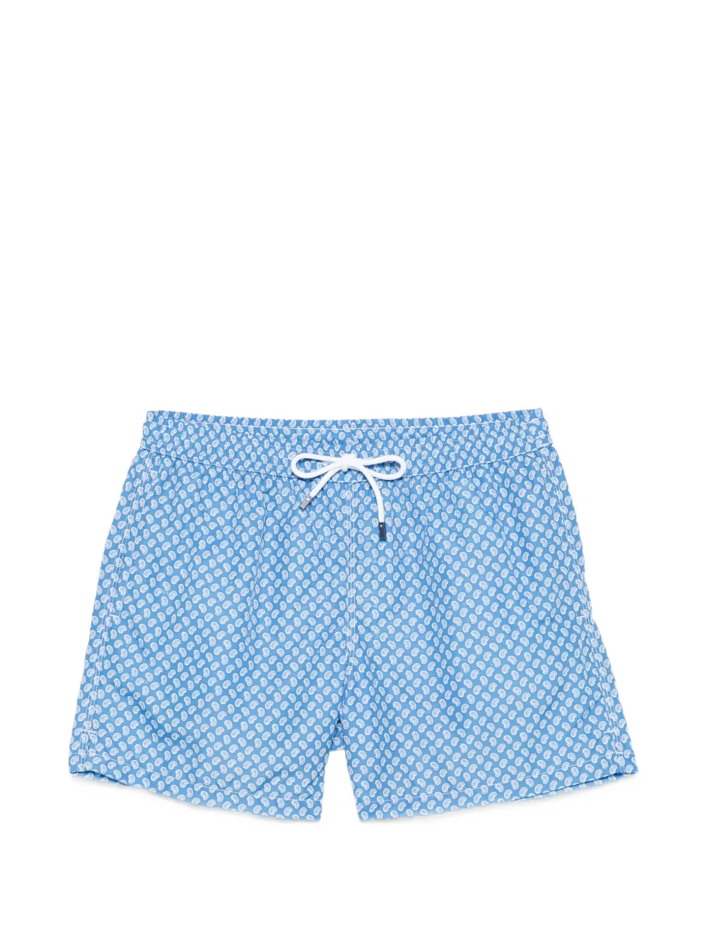 

Плавательные шорты с узором "пейсли" Fedeli, синий